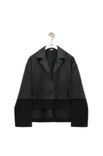 Loewe Stylish Coat Black Jacket