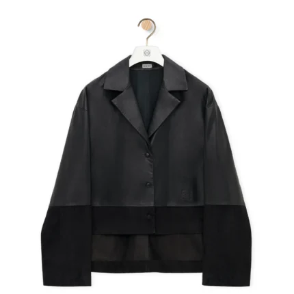 Loewe Stylish Coat Black Jacket