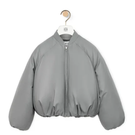 Loewe Balloon Lambskin Grey Jacket