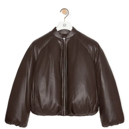 Loewe Balloon Lambskin Dark Brown Jacket