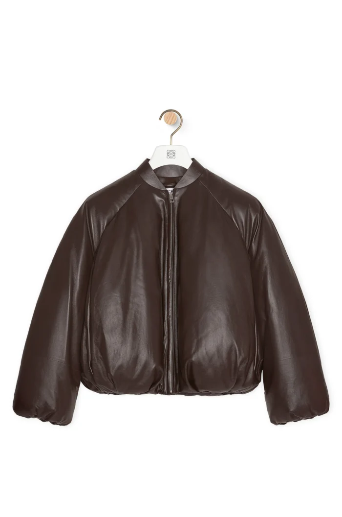 Loewe Balloon Lambskin Dark Brown Jacket