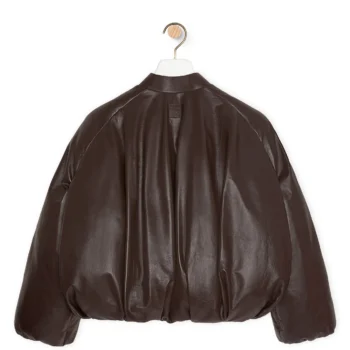 Loewe Balloon Lambskin Dark Brown Jacket