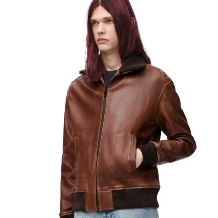 Loewe Zip-up Lambskin Jacket