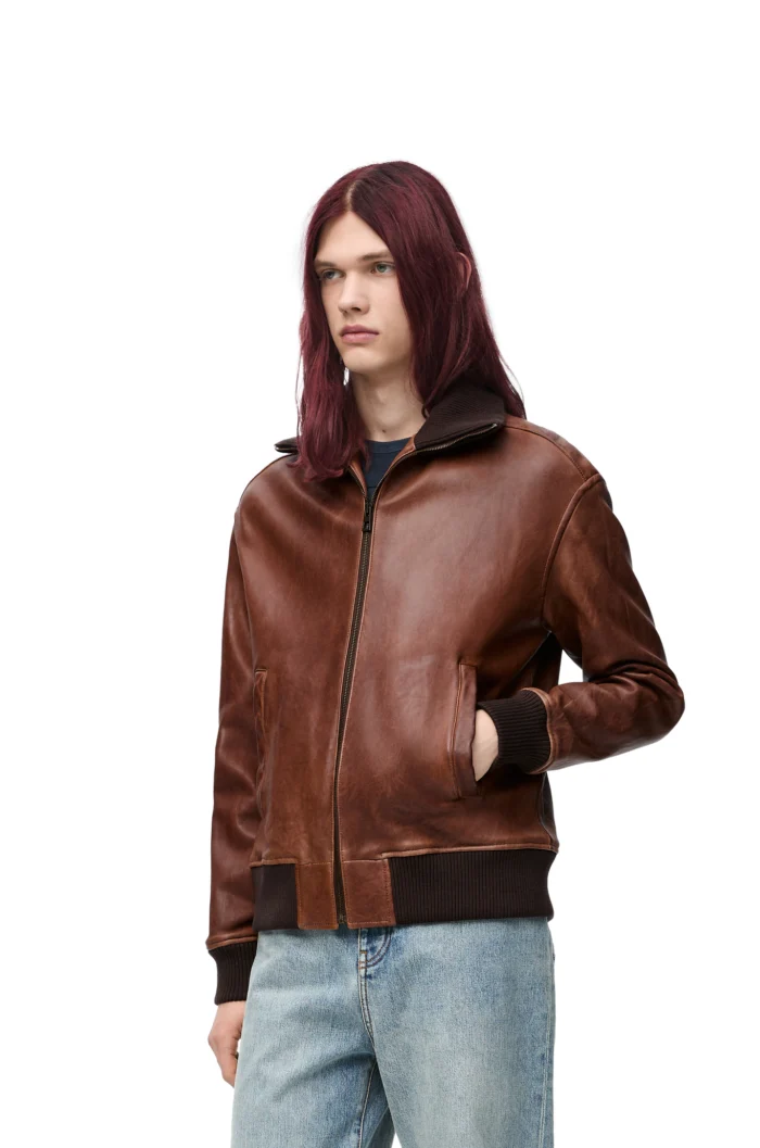 Loewe Zip-up Lambskin Jacket