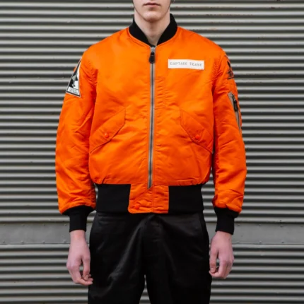 Buzz Rickson’s Orange Polyester Flite Wear Jacket