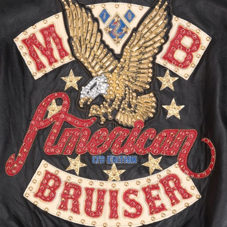 Pelle Pelle American Bruiser Black Crop Jacket | MB Jacket view 8
