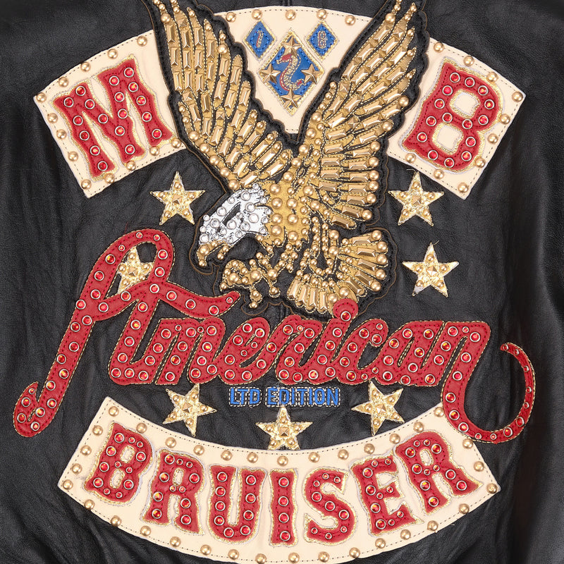 Pelle Pelle American Bruiser Black Crop Jacket | MB Jacket view 8