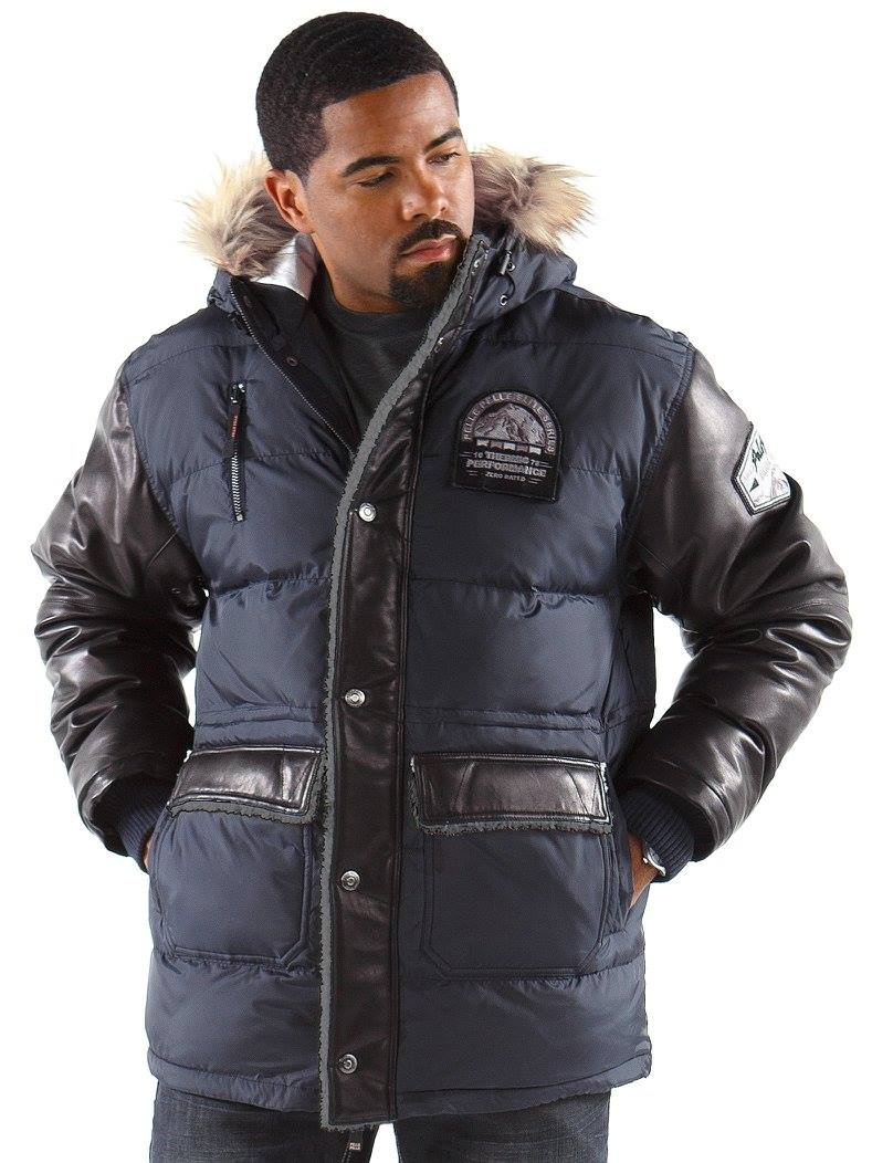 Pelle Pelle Men Puffer Fur Hood Jacket | Elite Series Jacket