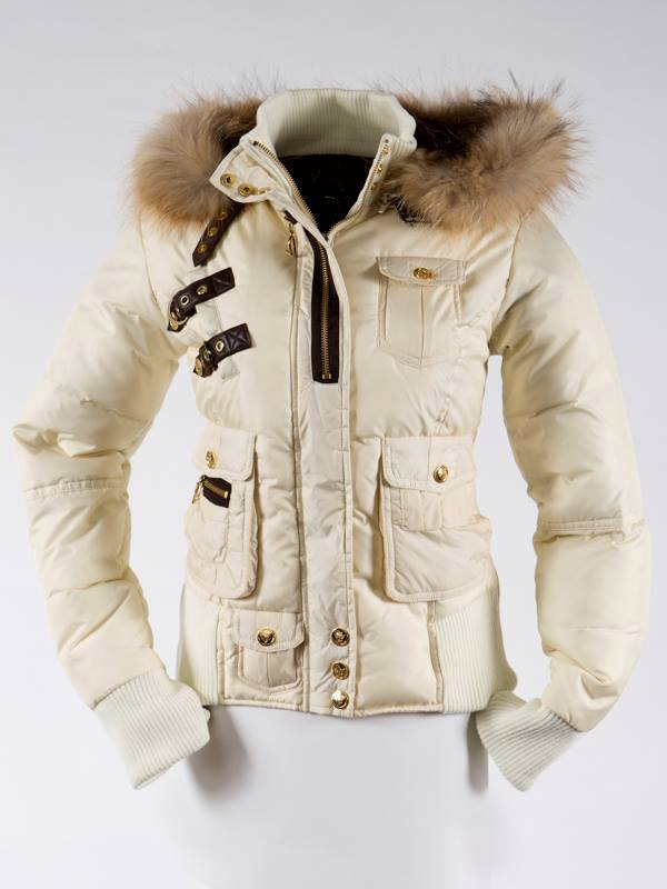 Pelle Pelle White Fur Hood Puffer Jacket | Winter Jacket