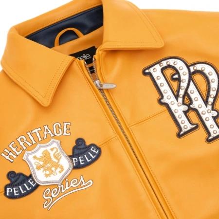 Pelle Pelle Heritage Series Yellow Jacket | Leather Jacket view 4