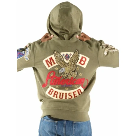 PELLE PELLE BRUISER BEIGE HOODIE view 2