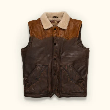 Jackson Sherpa Vest Leather Jacket