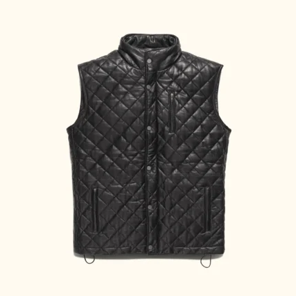 Highlands Quilted Vest Leather Jacket