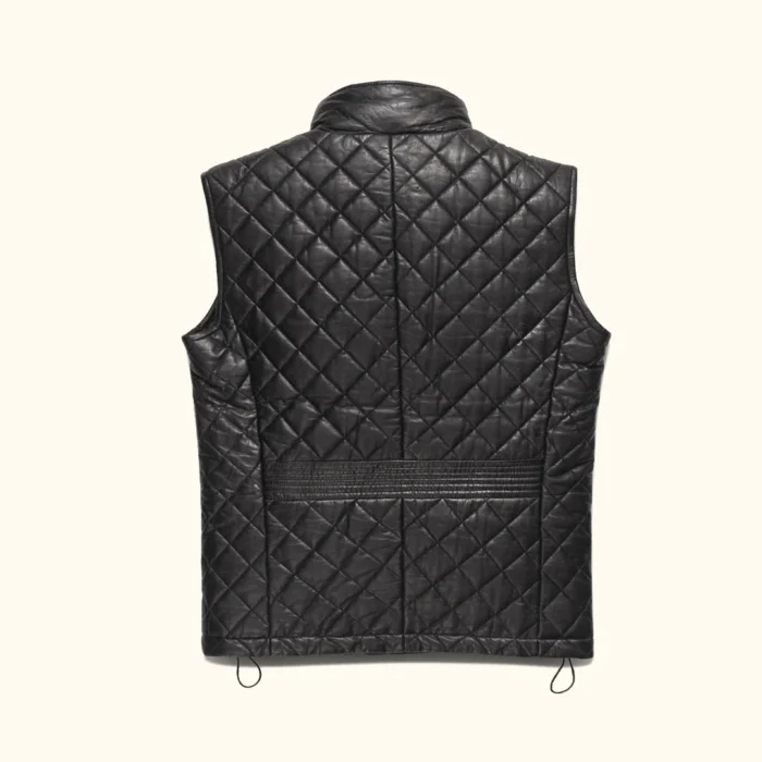 Highlands Quilted Vest Leather Jacket