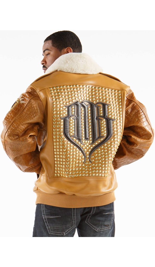 Pelle Pelle Mb Bomber Mustard Leather Jacket