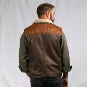 Jackson Sherpa Vest Leather Jacket