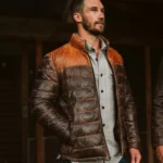 Bridger Leather Down Jacket