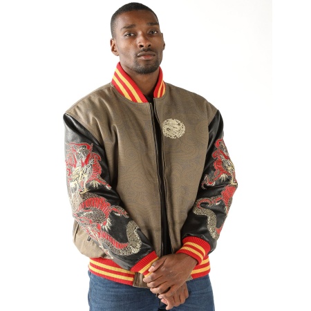 Pelle Pelle Dragon Heart Varsity Jacket