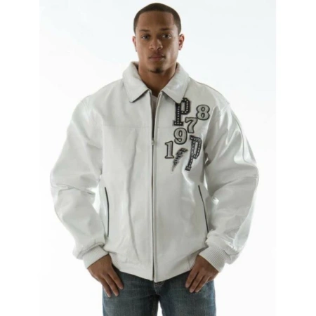 PELLE PELLE FIGHTING WHITE LEATHER JACKET