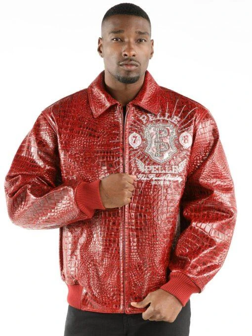 Pelle Pelle Eye On The Prize Red Jacket | Men Jacket