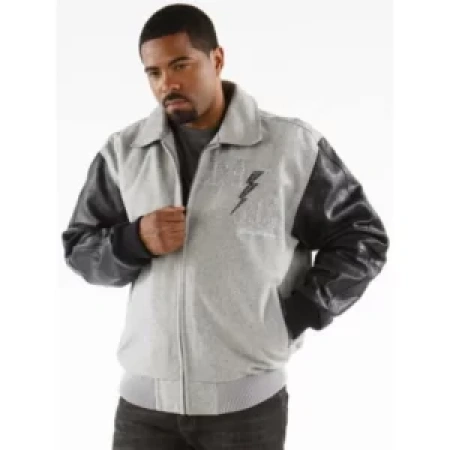 PELLE PELLE HAND MADE CUSTOMS GREY JACKET