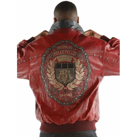 PELLE PELLE MB EMBLEM LEATHER JACKET view 2