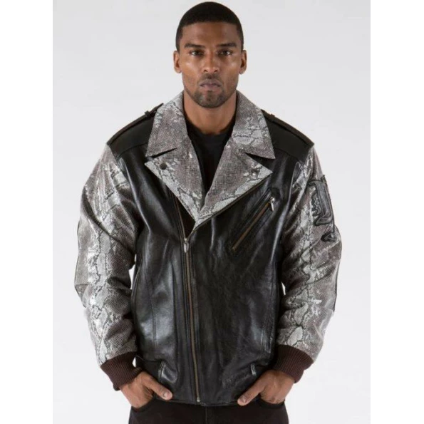 PELLE PELLE BLACK BIKER LEATHER JACKET
