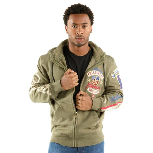 PELLE PELLE BRUISER BEIGE HOODIE
