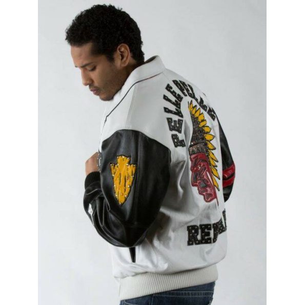 White Pelle Pelle Renegades Chief Keef Jacket view 3