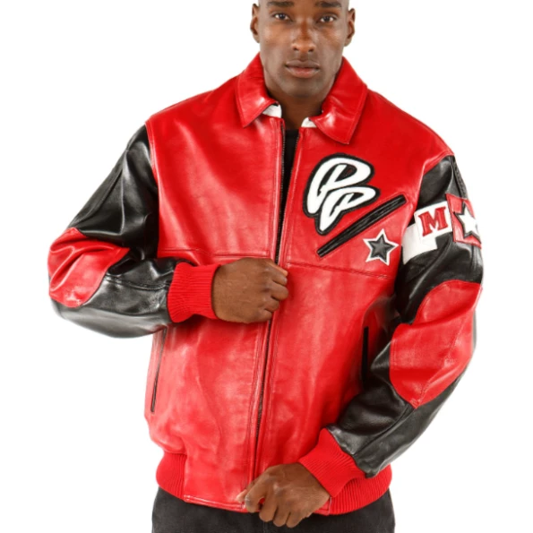 WONDERFUL SODA CLUB RED JACKET PELLE PELLE