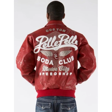 PELLE PELLE CITY RED JACKET SUPERB view 3