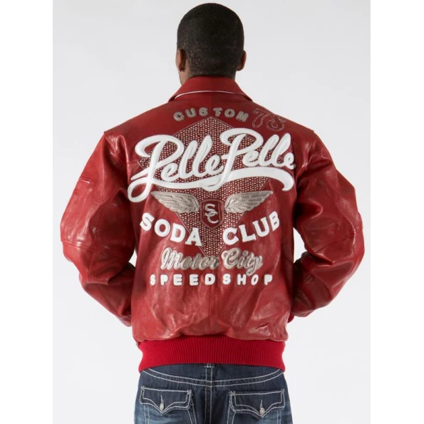 PELLE PELLE CITY RED JACKET SUPERB view 3