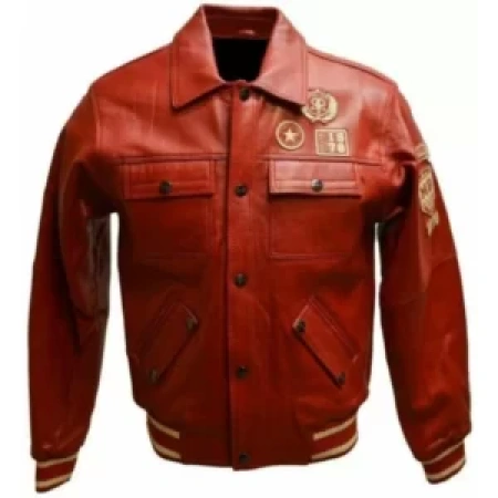 PELLE PELLE VINTAGE RED LEATHER JACKET