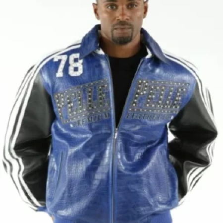 PELLE PELLE PREMIUM BLUE LEATHER JACKET