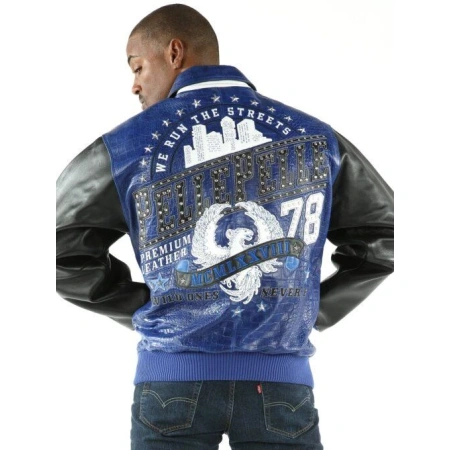 Pelle Pelle Wild Ones Never Die Blue Jacket | MB Jacket view 2