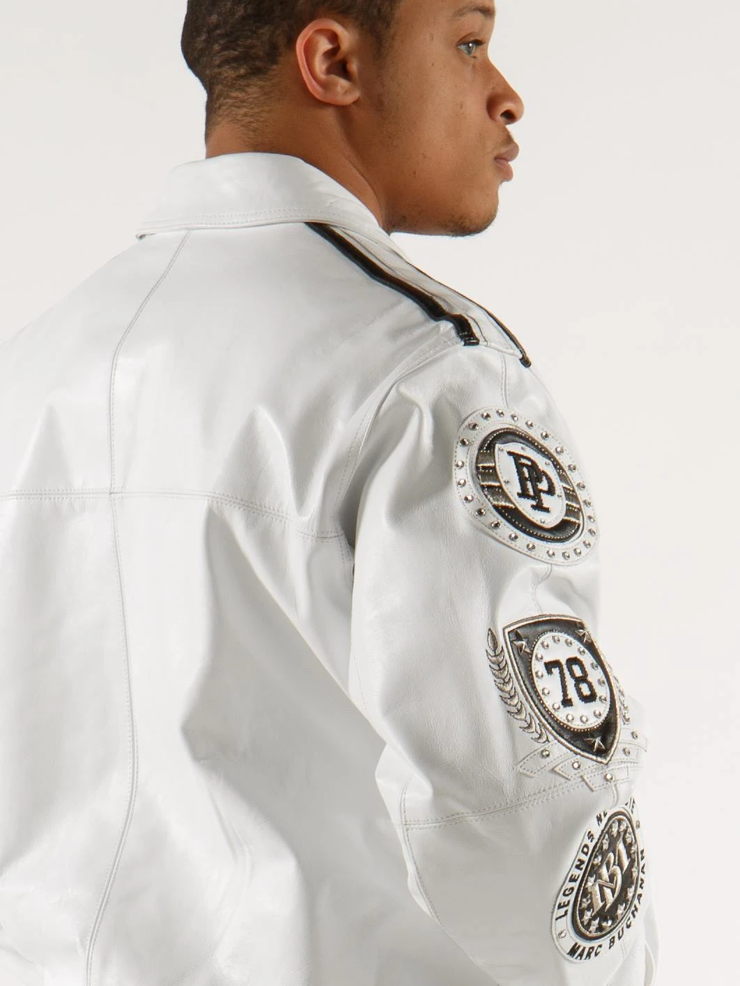 Pelle Pelle White Legacy Series MB Jacket | Leather Jacket view 2