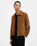 Allsaints Brown Suede Jacket