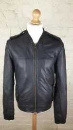 Allsaints Black Leather Jacket