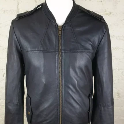 Allsaints Black Leather Jacket