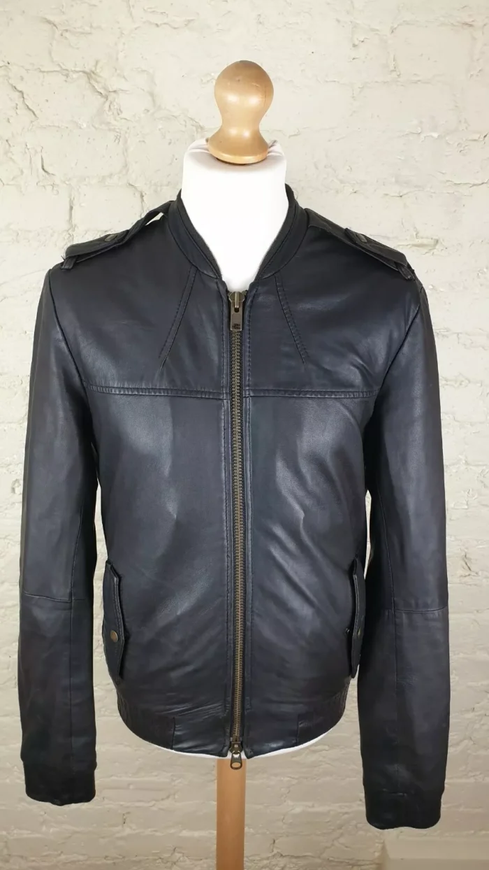 Allsaints Black Leather Jacket