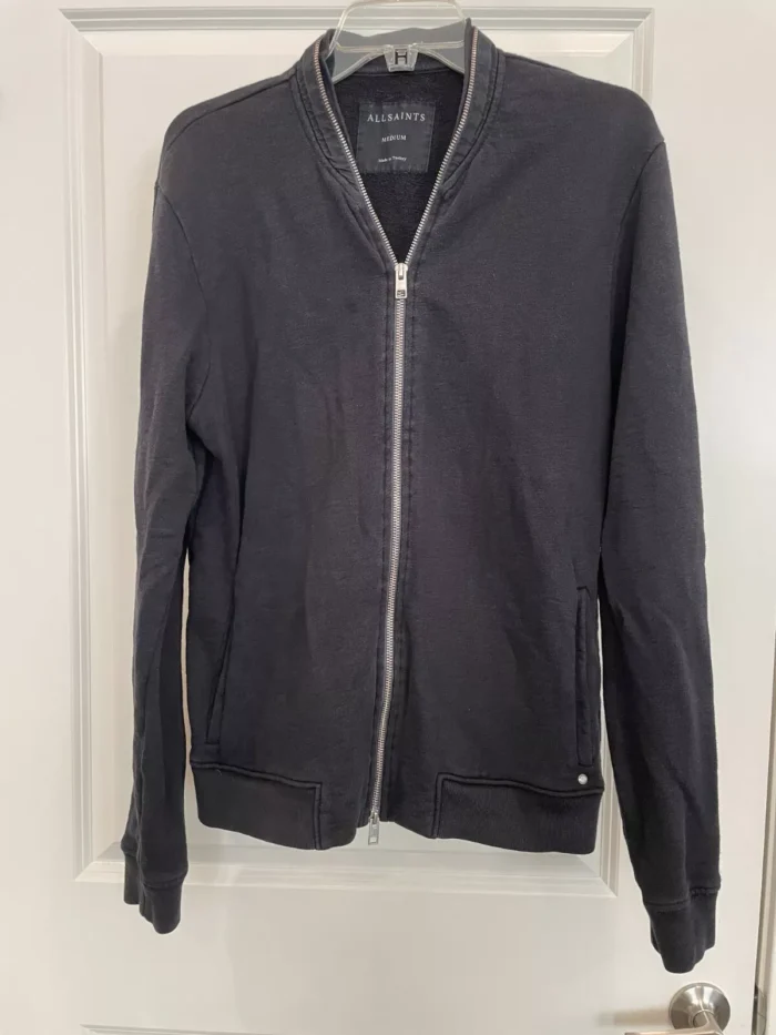 Allsaints Legere Full Zip Up Bomber Jacket