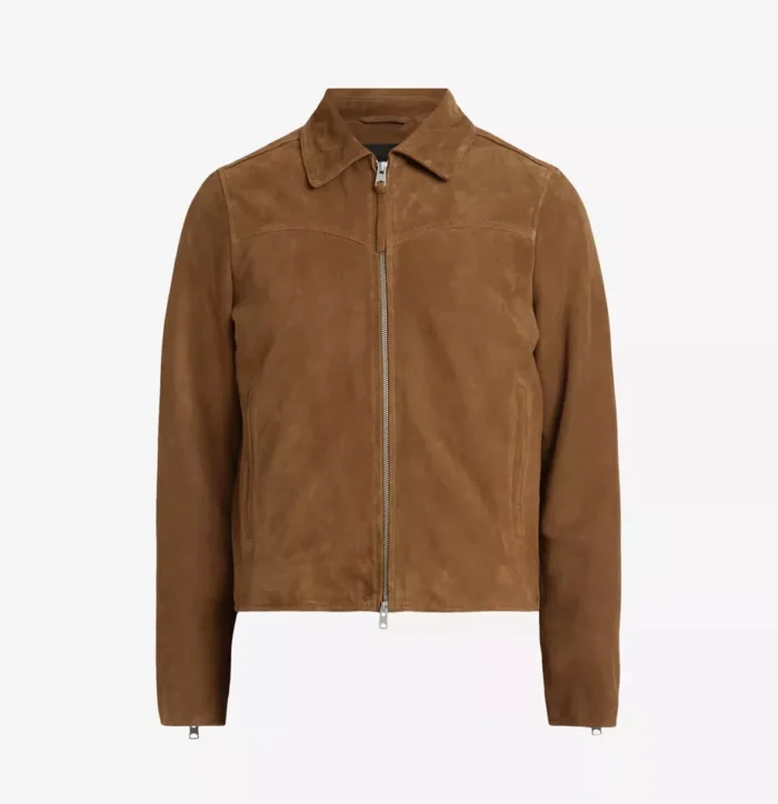 Allsaints Brown Suede Jacket