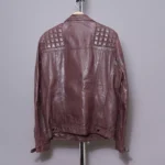 Allsaints Medium Red Leather Jacket