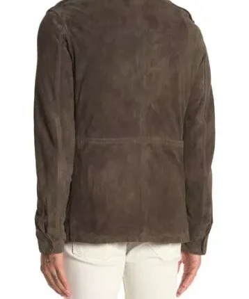 Allsaints Fortier Goat Suede Field Jacket