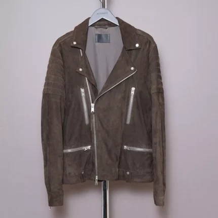 Allsaints Suede Leather Jacket