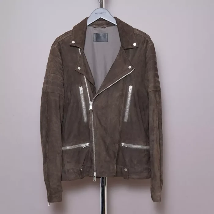 Allsaints Suede Leather Jacket