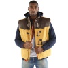 Pelle Pelle Sleeveless Yellow Jacket