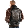 Pelle Pelle Studded Brown Leather Jacket