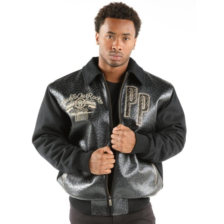 Black Pelle Pelle True to Roots Encrusted Jacket view 2