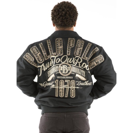 Black Pelle Pelle True to Roots Encrusted Jacket